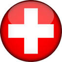 Round Swiss Flag